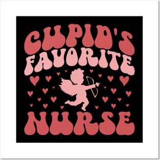 Cupid's Favorite Nurse Valentines Day Gift Posters and Art